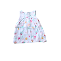 stylish muslin frock zip baby wear for girls