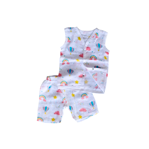 stylish cotton coord set for baby boys and girls