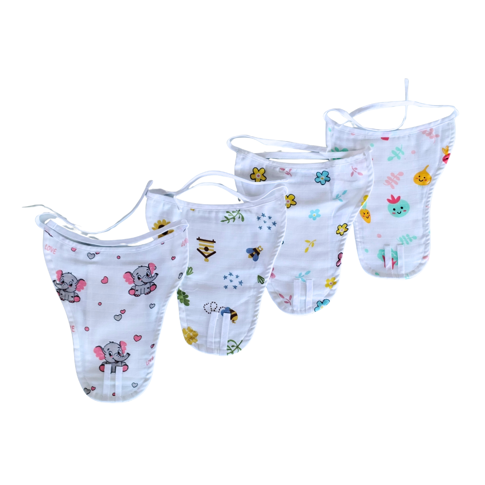 soft muslin nappy combo for newborn babies