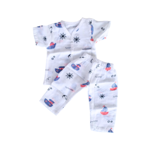 soft cotton baby night suit for comfortable sleep