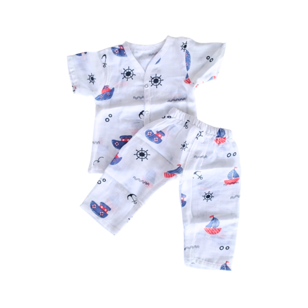 soft cotton baby night suit for comfortable sleep