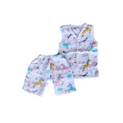 Coord Set – Unicorn Design Baby Style Wear