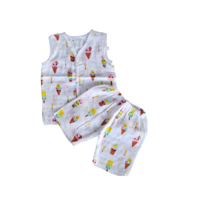 Coord Set – Ice Cone Design Baby Style Wear