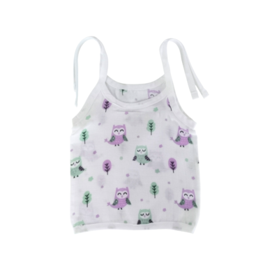 Muslin Knot Jabla – Owl Design Baby Wear