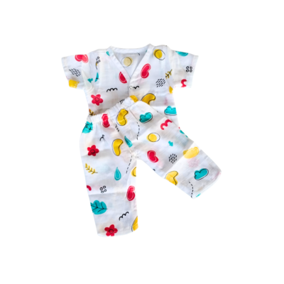 Night Suit – Flower Design Baby Wear