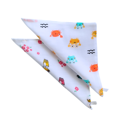 Wipes 3 Layer Combo – Deer & Crabs Print Pack of 2