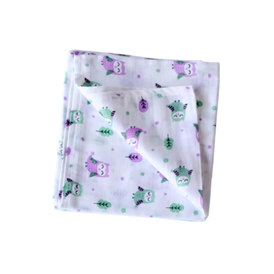Muslin Bath Towel – Owl Design Wrap