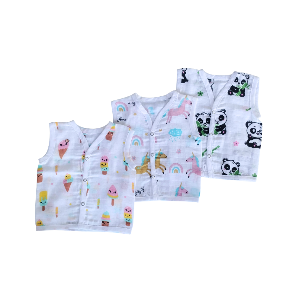 Button Jabla – Ice Cream, Unicorn & Panda Design Pack of 3