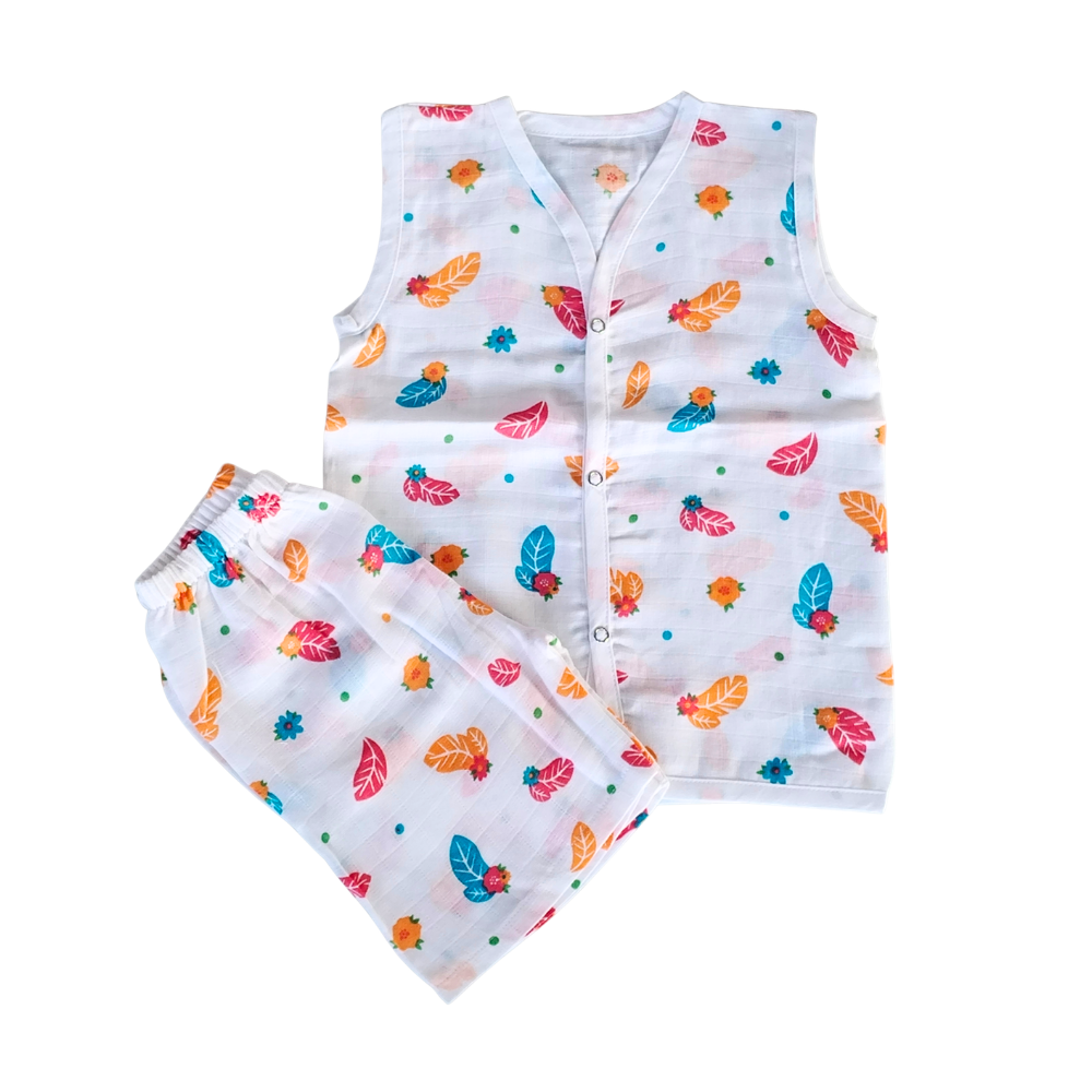 Coord Set – Leaf Design Baby Style Wear