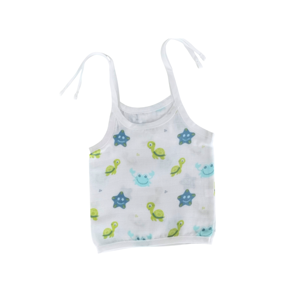 Muslin Knot Jabla – Crab Design Baby Wear