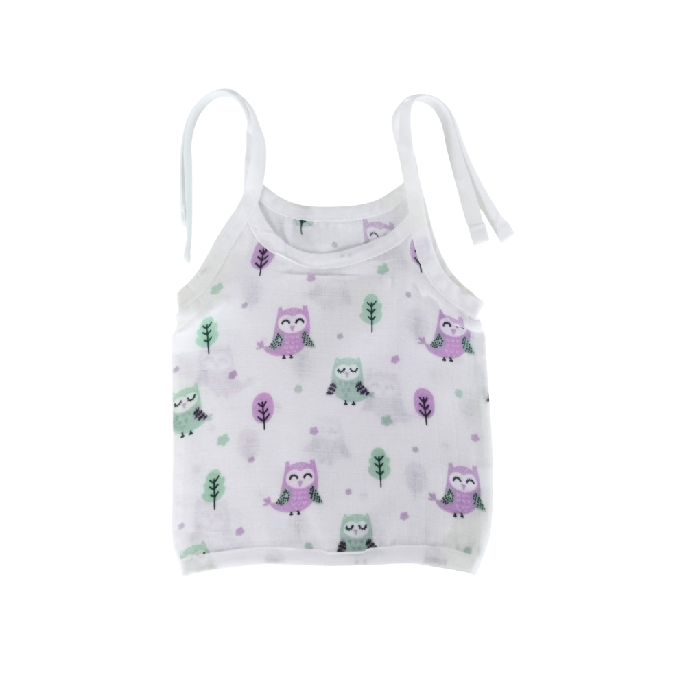 Muslin Knot Jabla – Owl Design Baby Wear