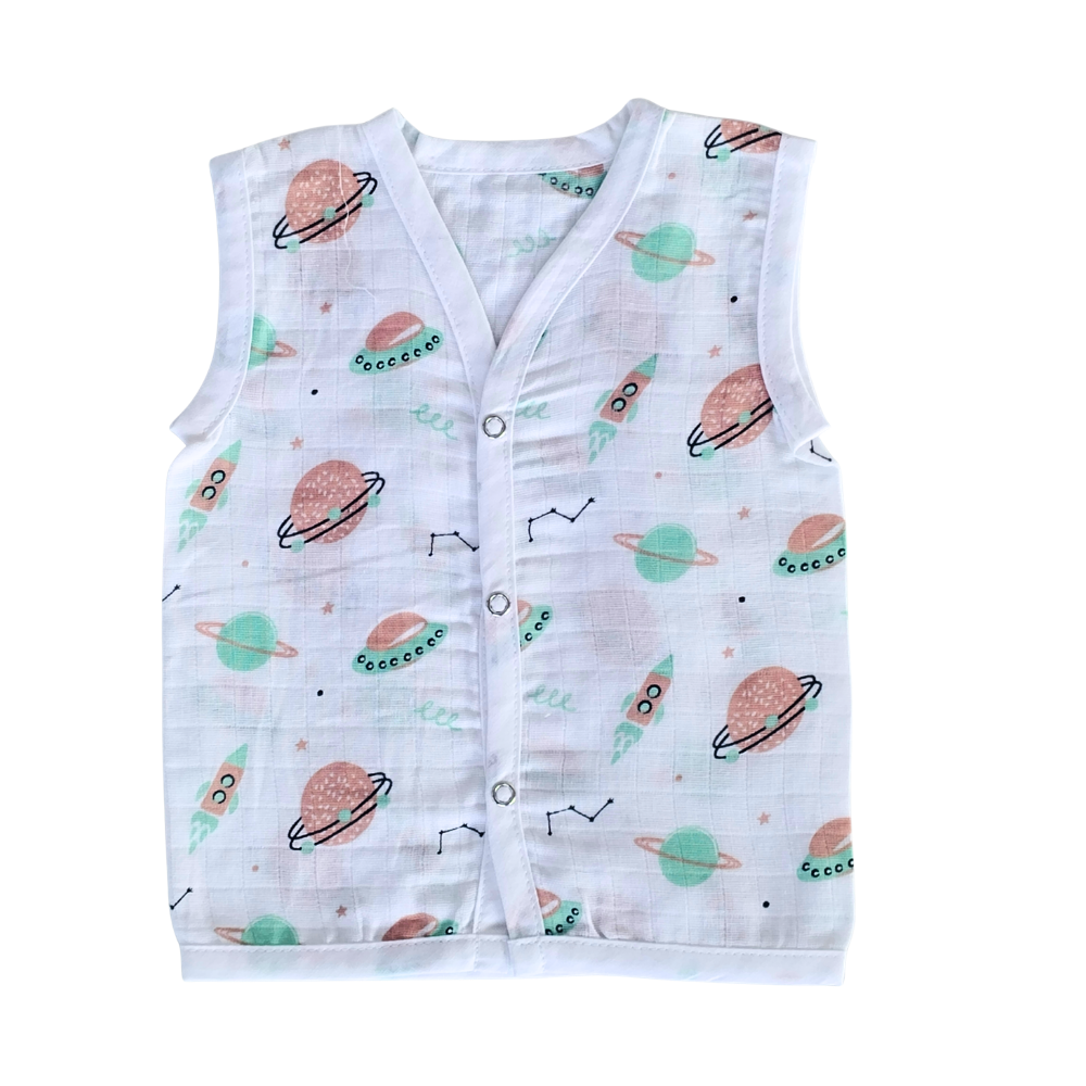 Button Jabla – Saturn Space Adventure Baby Wear